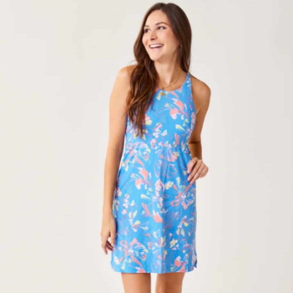 Carve Designs ZURI DRESS Size: Large, Color: Larkspur - Brand New w/Tags!